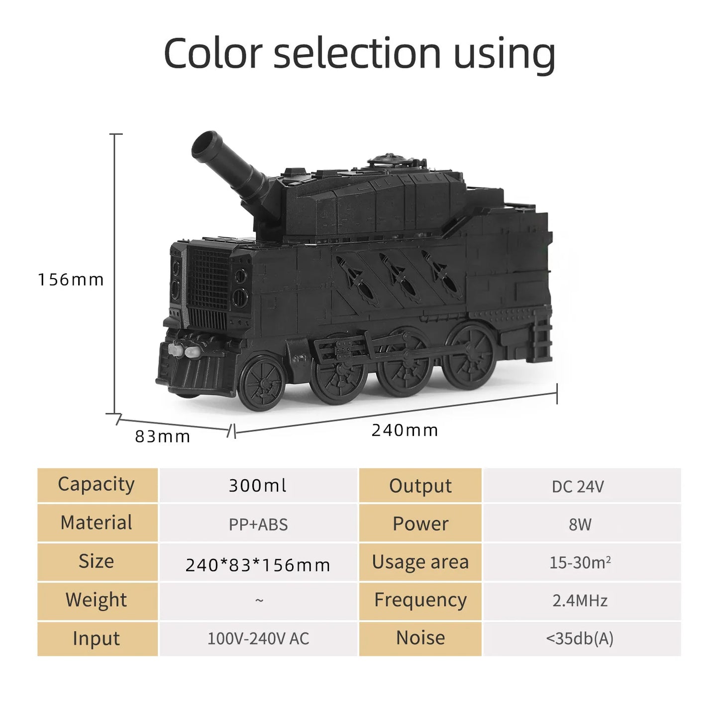 Mini Tank Shape Aromatherapy